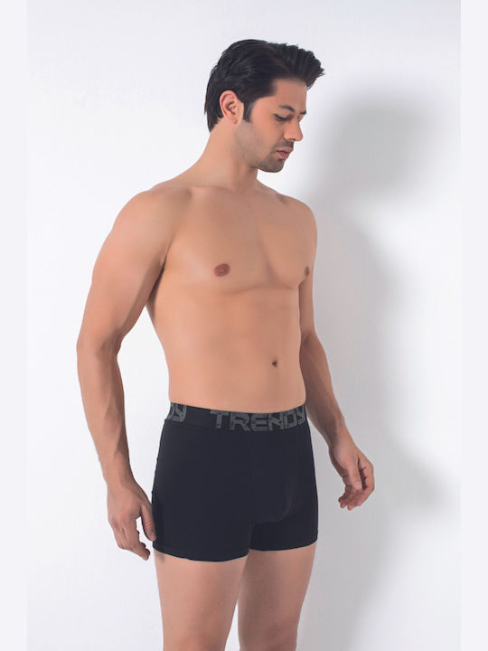 Ανδρικά Μποξεράκια Μαύρα 4Pack