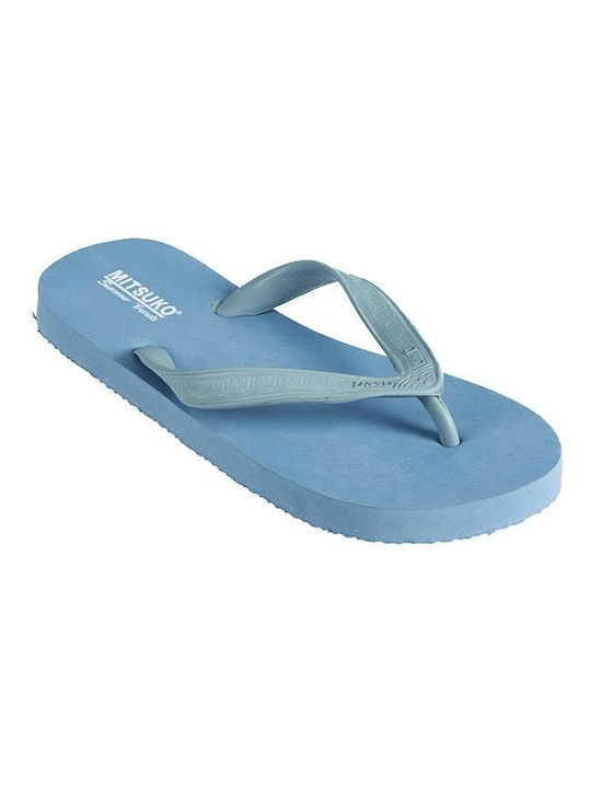 Mitsuko SA60275 Women's Flip Flops Light Blue