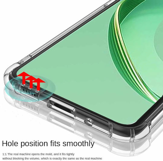 Techsuit Shockproof Clear Back Cover Silicone Transparent (Huawei Nova 12 SE)