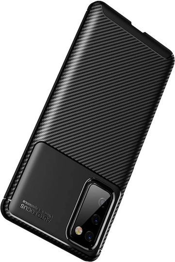 Techsuit Umschlag Rückseite Silikon Schwarz (Galaxy S20 FE)