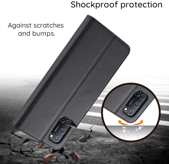 Techsuit Book Σιλικόνης Μαύρο (Moto G84)