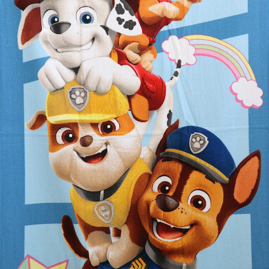 Paw Patrol Kinder Strandtuch Mikrofaser Schnelltrocknend 70x140cm Aym-275pw-btm Blau