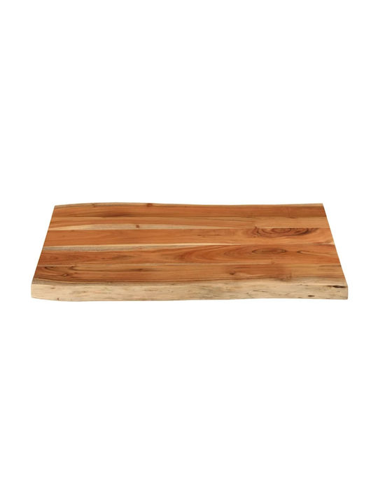 vidaXL Rectangular Table Surface made of Solid Wood Acacia 90x60x2.5cm 370621 1pcs