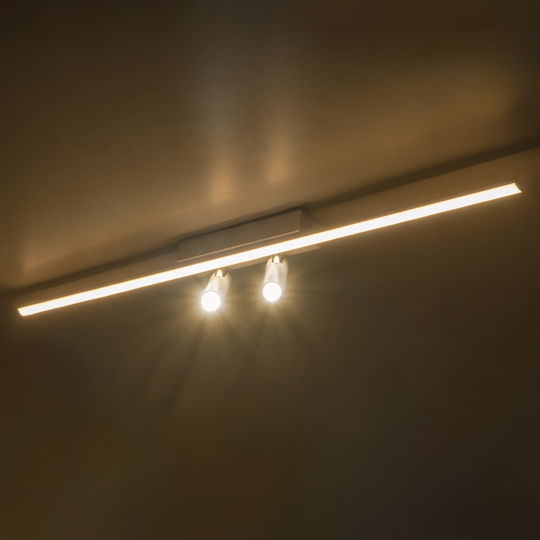 Inlight Единично LED Регулируемо бяло Спот в Бял Цвят
