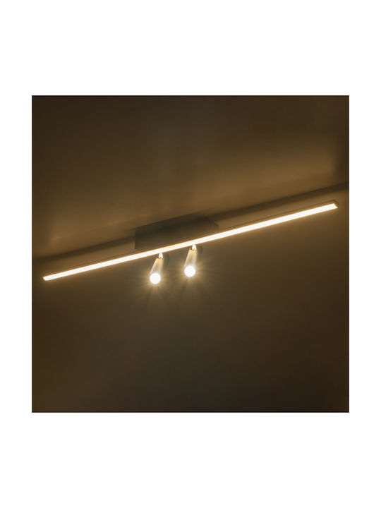 Inlight Monos LED Bianco reglabil Spot în Culoare Negru