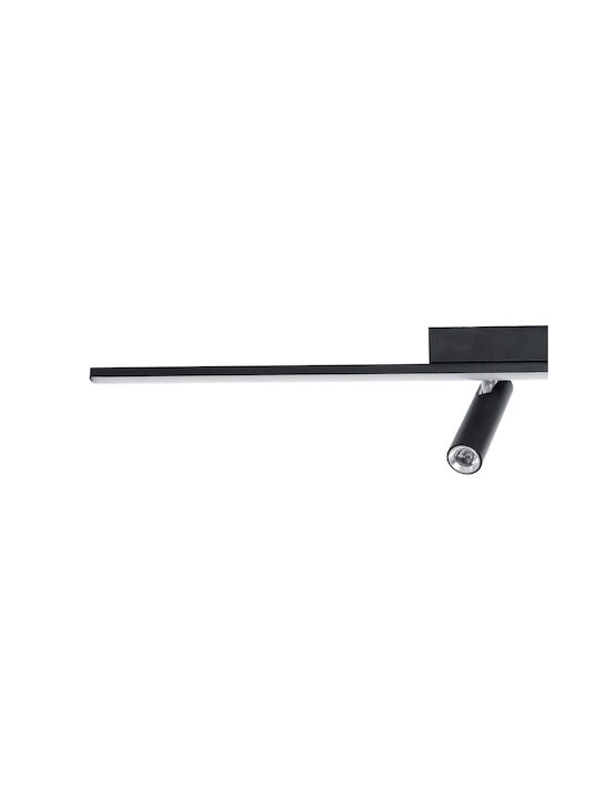Inlight Monos LED Bianco reglabil Spot în Culoare Negru