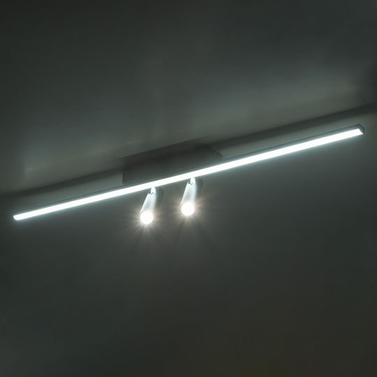 Inlight Einzel LED Warm zu kühlem Weiß Spot in Schwarz Farbe