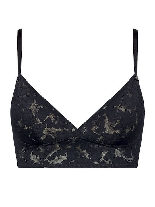 Sloggi Zero Lace 2.0 Bralette Σουτιέν Μαύρο