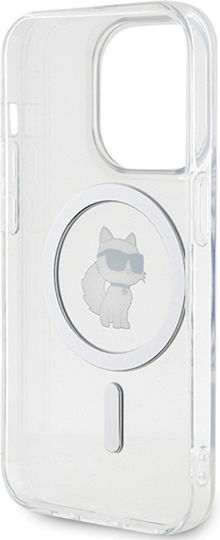 Karl Lagerfeld Choupette MagSafe Umschlag Rückseite Silikon / Kunststoff Transparent (iPhone 14 Pro Max)