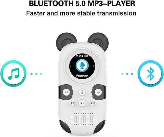 Ruizu X31 MP3 Player (16GB) with TFT Screen 1.5" White