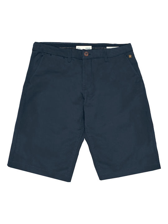 Rebase Ανδρική Βερμούδα Chino Navy Blue