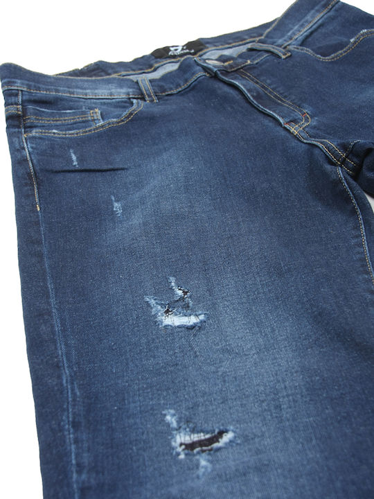 Herren Jeanshose Elastisch Gray