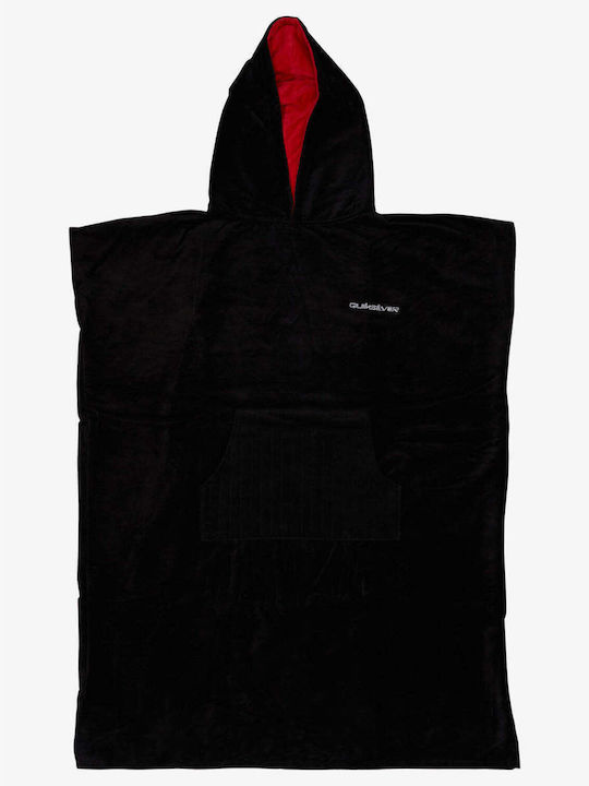 Quiksilver Strandponcho Baumwolle Schwarz