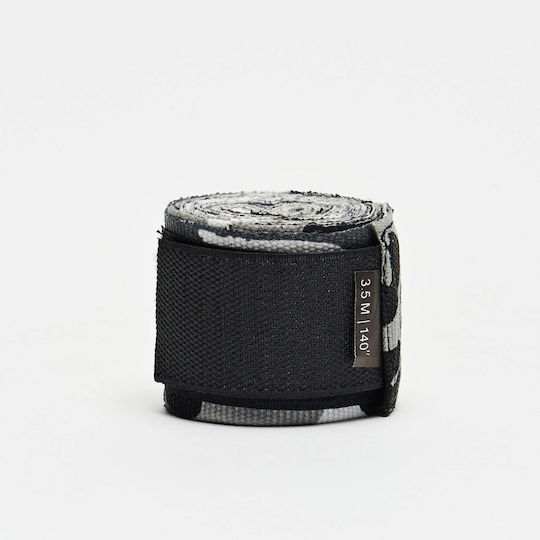 Leone AB705 AB705 Martial Arts Hand Wraps 3.5m Gray Camo