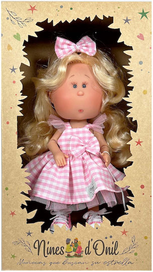 Nines D'onil Doll Mia Blond Hair A Dog Joints Vanilla Scent 30 Cm