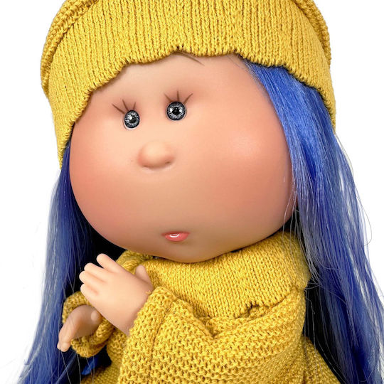Nines D'onil Doll Mia Blue Hair Joints Vanilla Scent 30 Cm