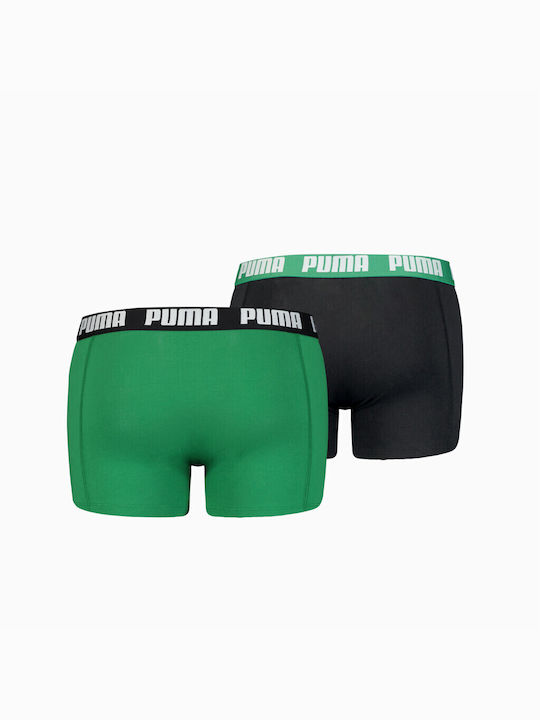 Puma Herren Boxershorts Green / Black 2Packung