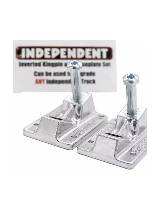 Independent Ikp Baseplates Inverted Kingpin Baseplate Silver Independent Ikp Baseplates Inverted Kingpin Baseplate Silver