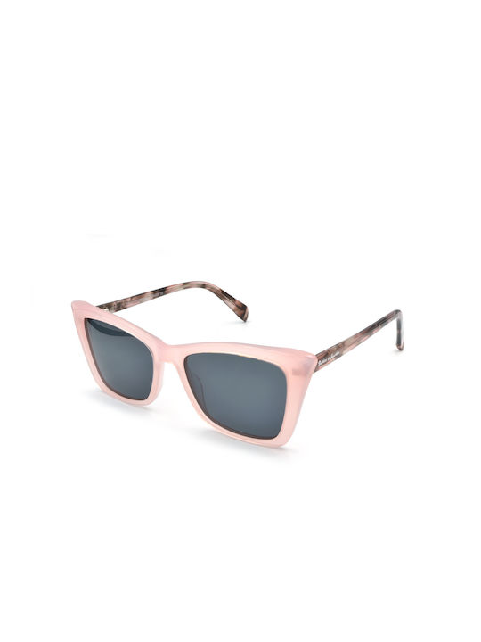 Debbie & Franklin Women's Sunglasses with Pink Plastic Frame and Gray Polarized Lens DFS1003/003