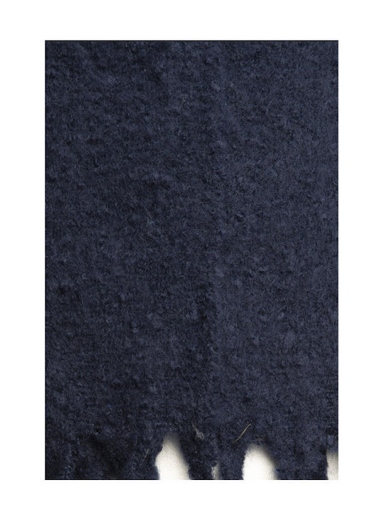 Women's Wool Scarf Navy Blue