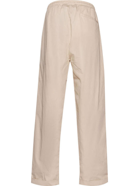 Ανδρικό Παντελόνι Slim Fit Sand