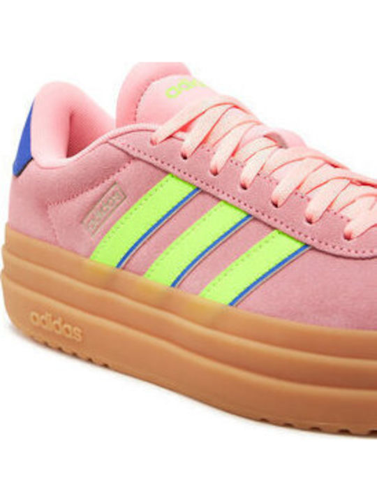 adidas Vl Court Bold Flatforms Sneakers Pink