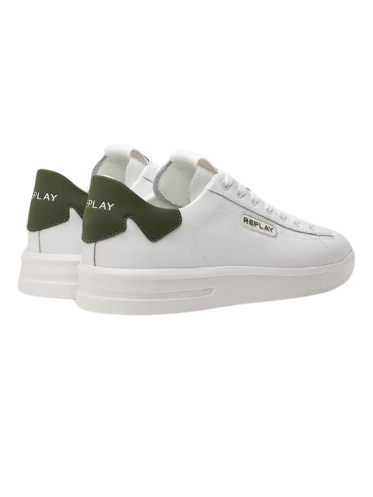 Replay University Bărbați Sneakers White Green