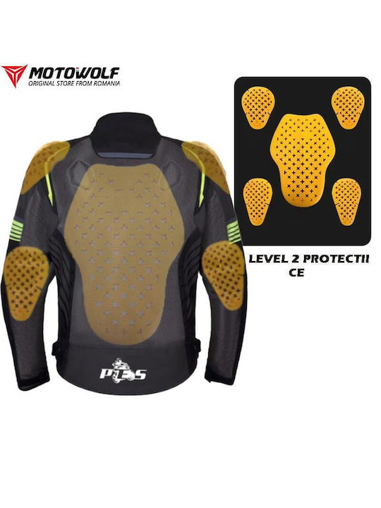 Bărbătesc Geacă de motocicletă Cordura Waterproof Gri
