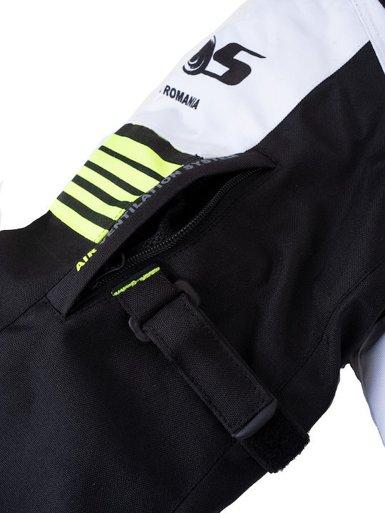 Мъжко Мотоциклетно яке Cordura Водоустойчив Черен