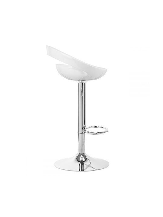 Stool Bar with Adjustable Height White