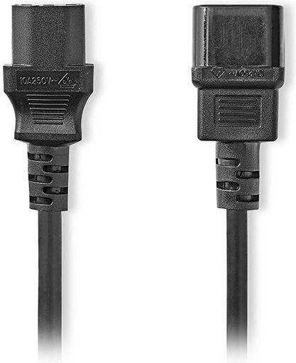 Nedis IEC C13 - IEC C14 Cablu 3m Negru (CEGL10500BK30)