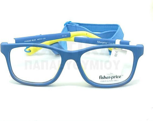 Fisher Price Παιδικός Κοκκάλινος Σκελετός Γυαλιών Μπλε FPVN003 BLUE