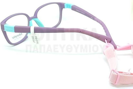Fisher Price Children's Plastic Eyeglass Frame Purple FPVN006 VLT