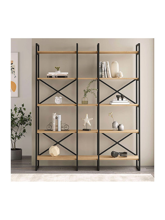 Bibliothek Dusan Sepet Eiche 143.5x30x175cm