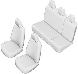 Umbrella Set De Huse Scaune Auto Fiat Doblo Negre