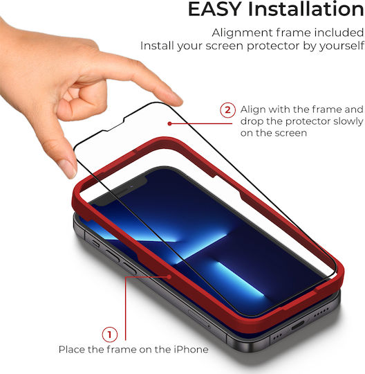 Amdetech 3D Tempered Glass 2buc (iPhone 12 Pro Max)