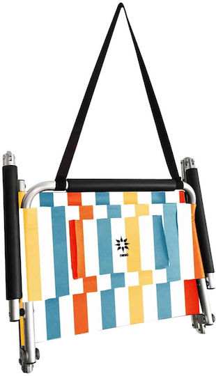 Scaun pliabil de plajă Neso Regular Vintage Stripes