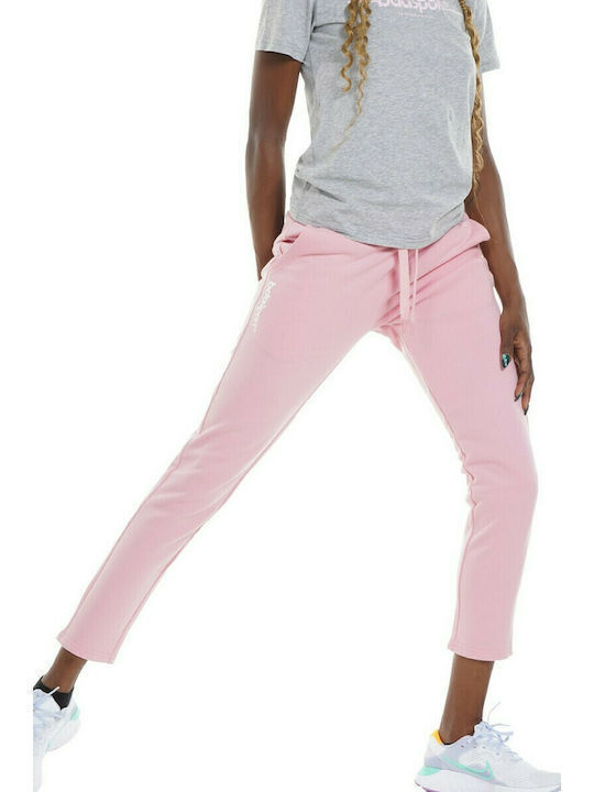 Body Action Pants 021144 Damen-Sweatpants Pink Vlies