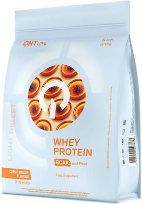 QNT Light Digest Whey Molkenprotein Glutenfrei mit Geschmack Creme Brulee 500gr