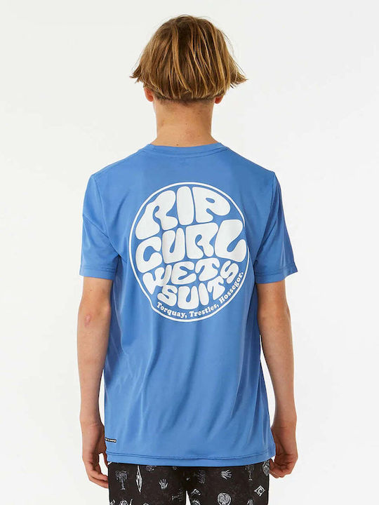 Rip Curl Kids Blouse Short Sleeve Blue Yonder