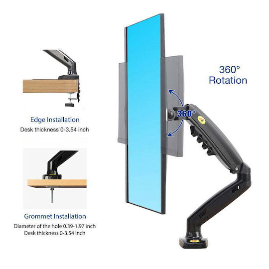 F80 Desktop Stand Monitor up to 30"