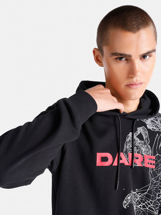Sweatshirt Negru with Hood