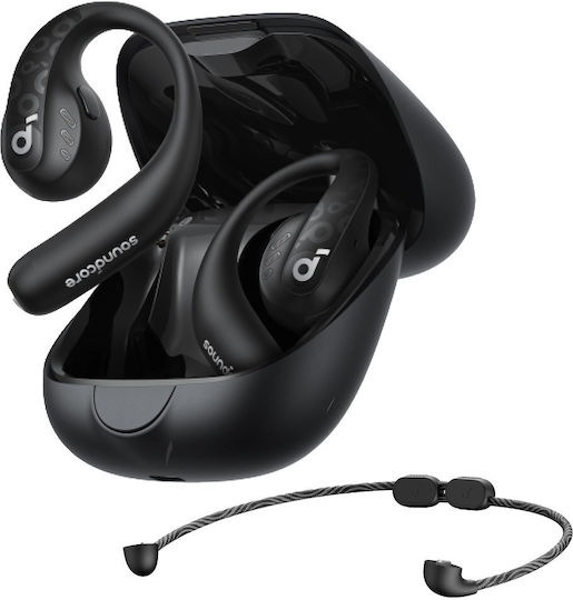 Anker AeroFit Pro Ohrstöpsel Bluetooth-Freisprecheinrichtung Kopfhörer mit Schweißresistenz und Ladeetui Midnight Black