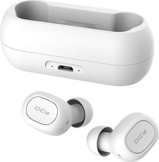 QCY T1c In-ear Bluetooth Handsfree Earphones with Charging Case White