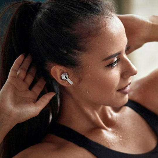Mibro M1 In-ear Bluetooth Handsfree Ακουστικά με Αντοχή στον Ιδρώτα και Θήκη Φόρτισης Λευκά