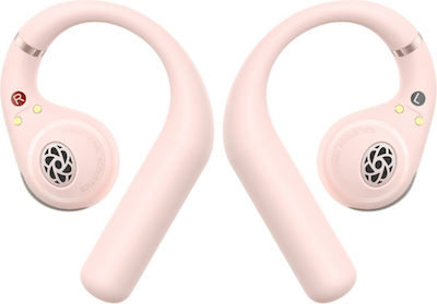 Soundcore by Anker AeroFit Air Conduction Bluetooth Handsfree Earphones with Sweat Resistance and Charging Case Soft Pink