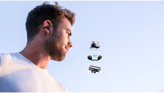 Riversong AirClip L3 In ear Bluetooth хендсфри Слушалки с Кутийка за Зареждане Черен