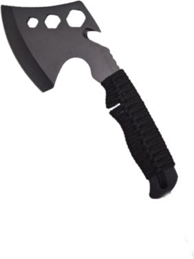 Multifunctional Axe Ideallstore Paracord Handle Stainless Steel Black
