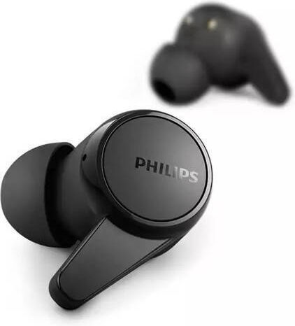 Philips TAT1207 In-Ear Bluetooth-Freisprecheinrichtung Kopfhörer mit Schweißresistenz und Ladeetui Schwarz