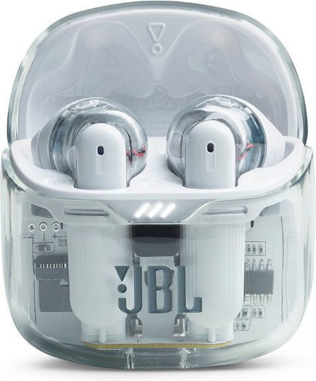 JBL Tune Flex In-ear Bluetooth Handsfree Ακουστικά με Θήκη Φόρτισης Ghost White